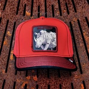 Goorin Bros Animal Farm Trucker Redacted Rhino Bulletproof Limited Drop Hat